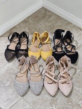 Torrid Strappy Flats - 5 Pairs